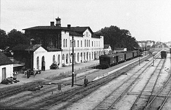 Landskrona station ca 1945
