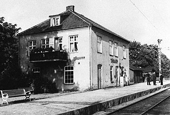 Tågarps station cirka 1950