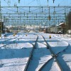 Billeberga station i snö 1976